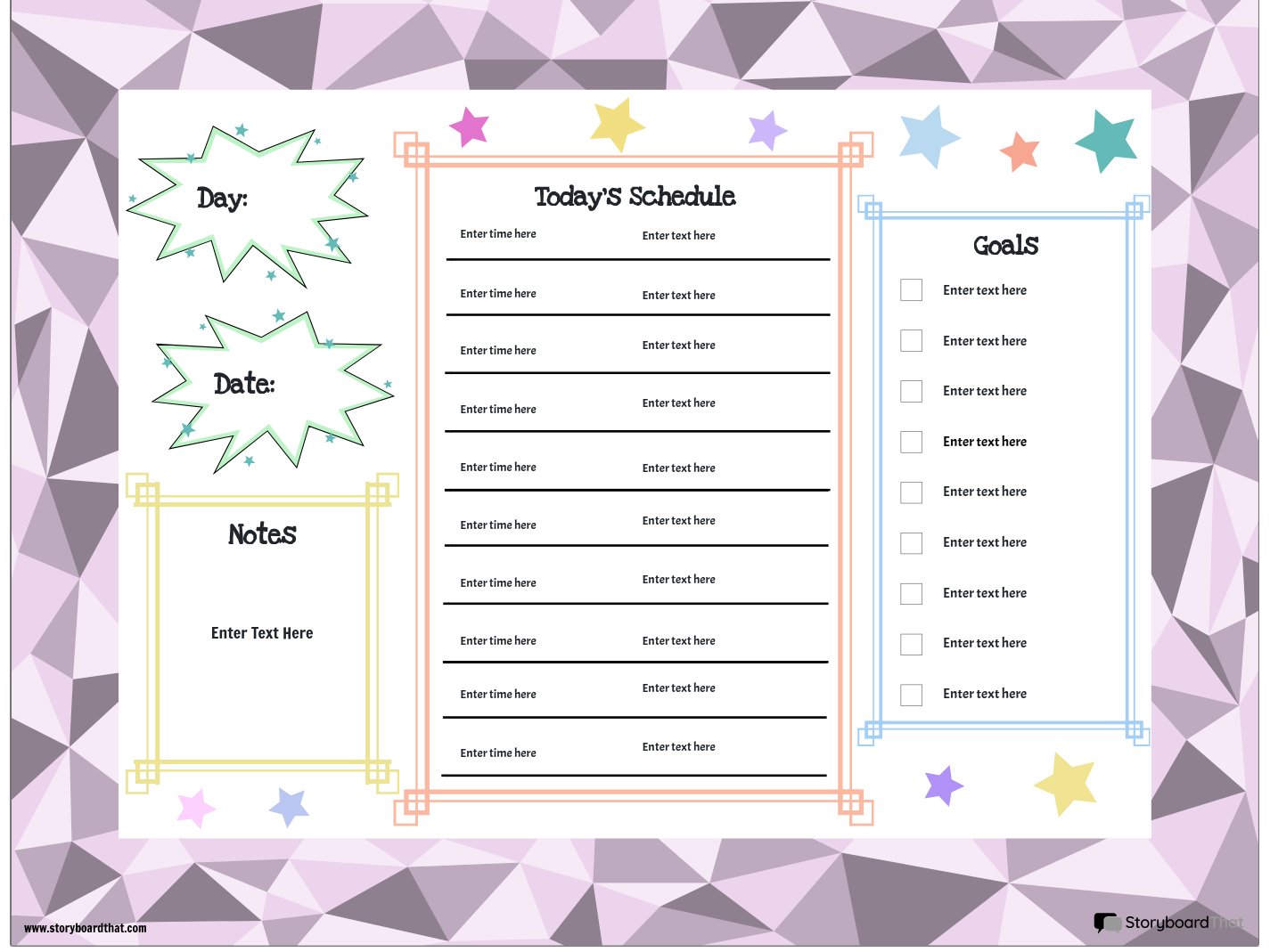 Printable Planners & Worksheets